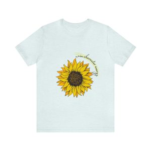 Bright Sunflower Main Character Energy Unisex Jersey Short Sleeve Tee