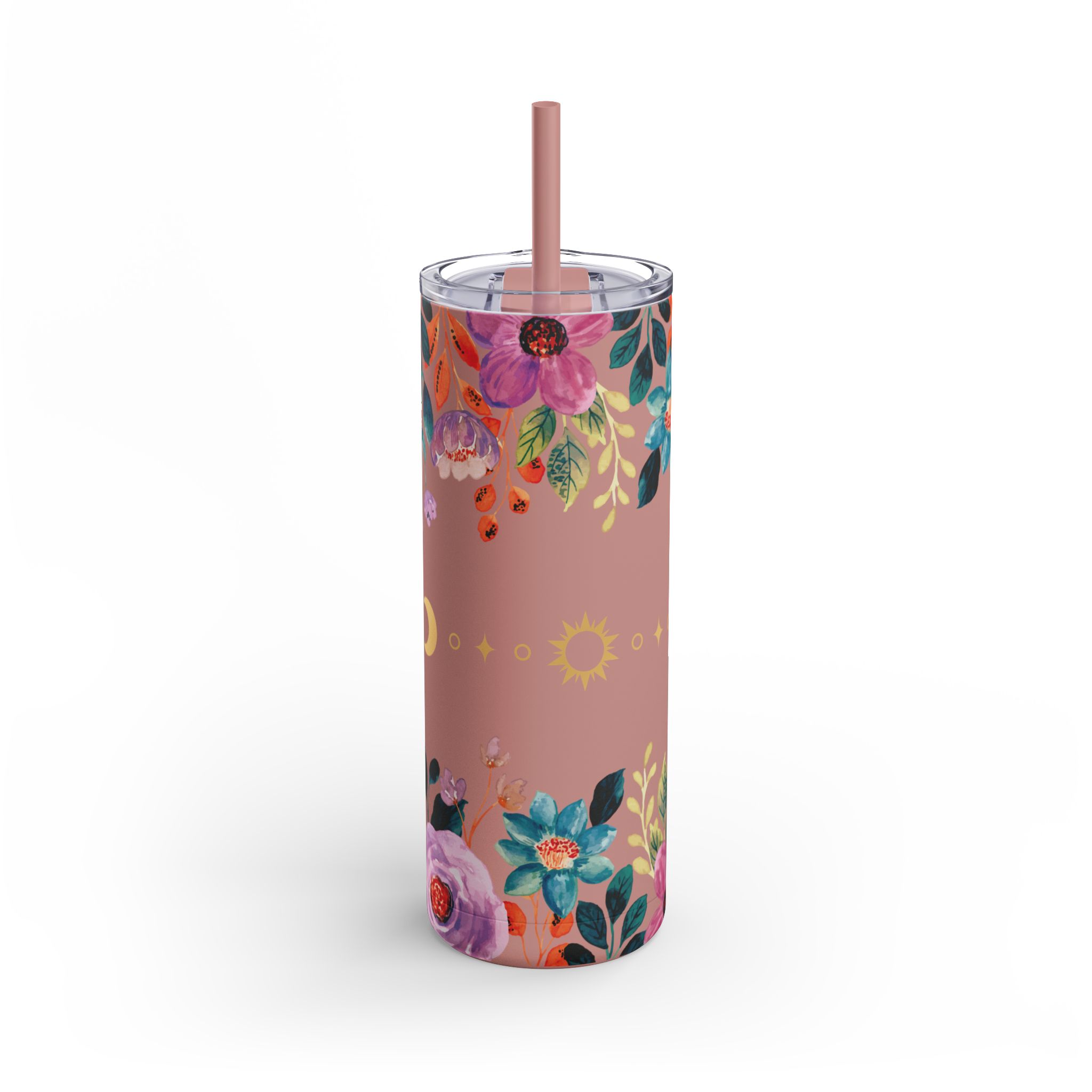 Enchanting Floral Moonlit Tumbler 20oz - Image 11