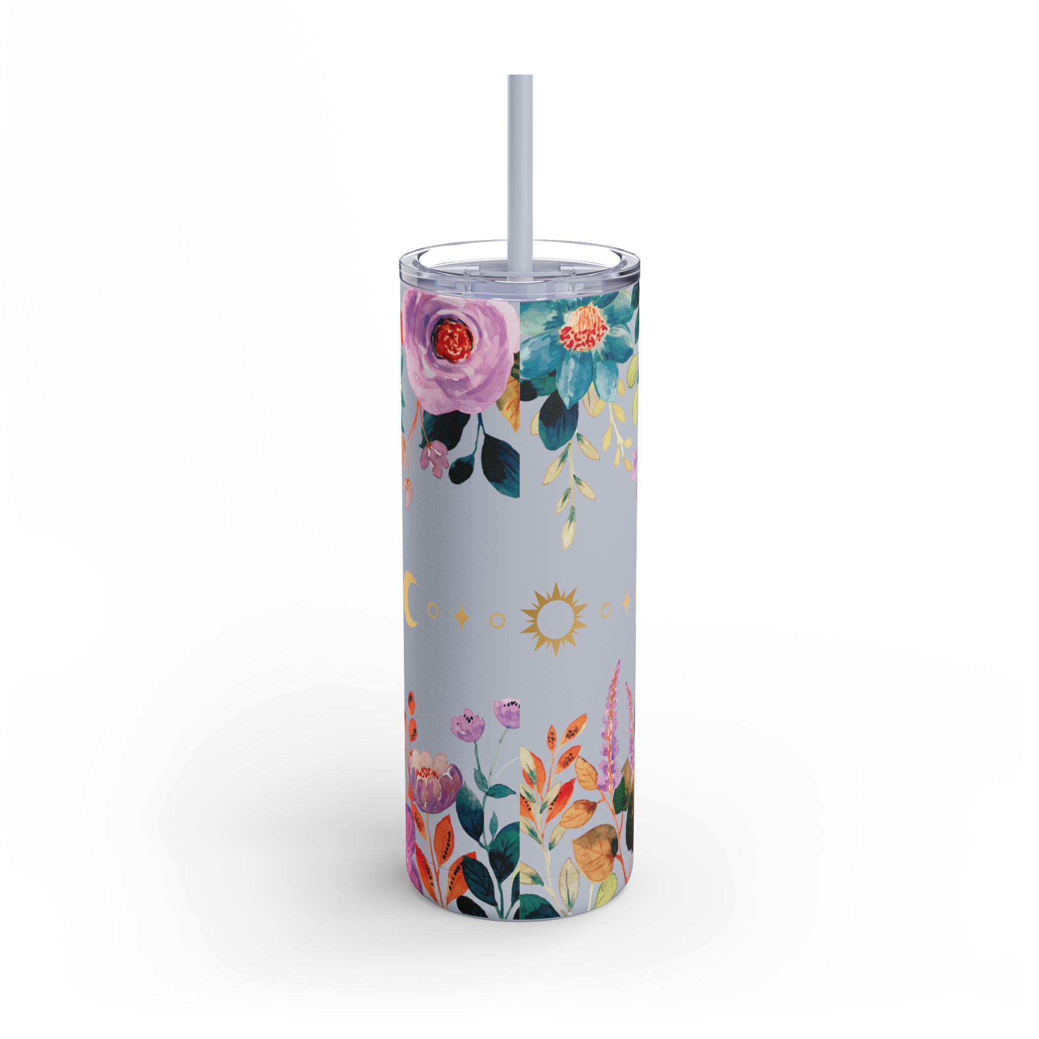 Enchanting Floral Moonlit Tumbler 20oz - Image 8