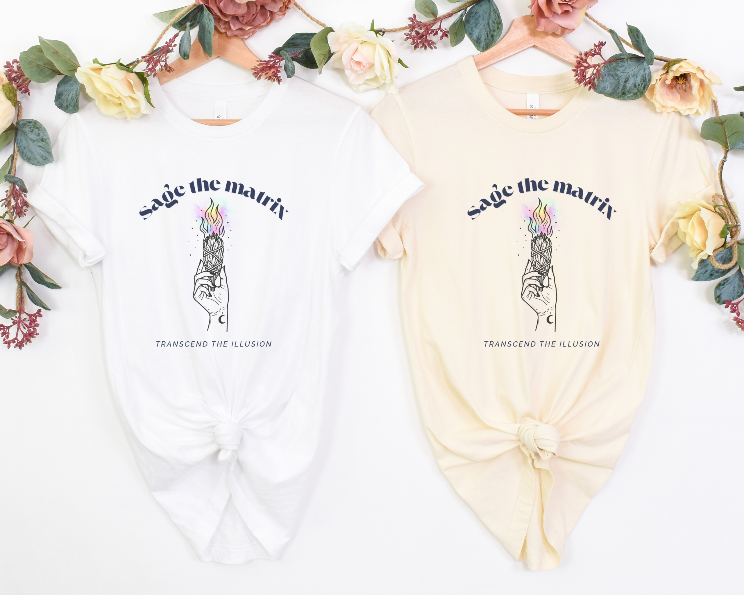 Sage the Matrix T-Shirt – Spiritual Awakening Shirt for Conscious Seekers