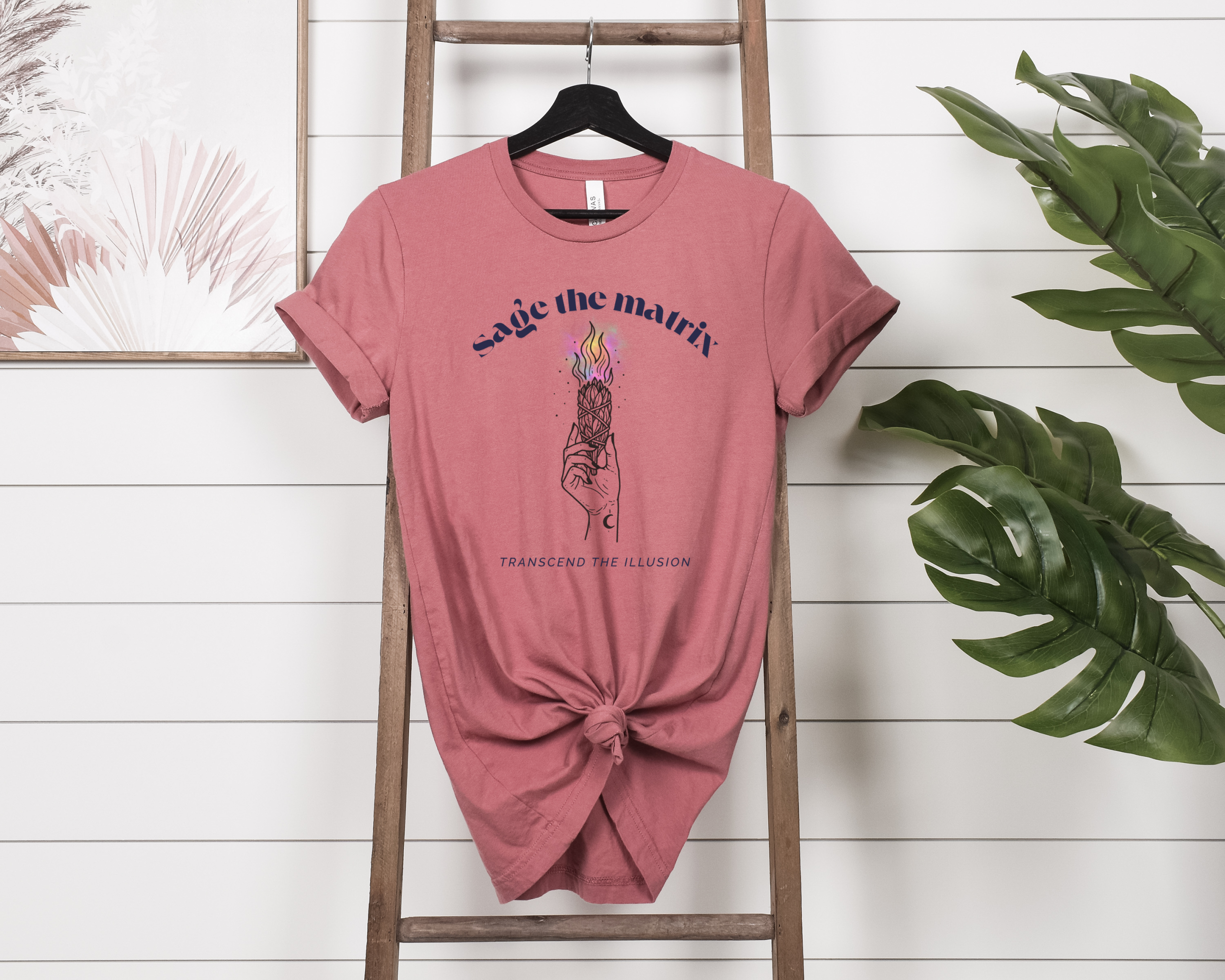 Sage the Matrix T-Shirt – Spiritual Awakening Shirt for Conscious Seekers - Image 2