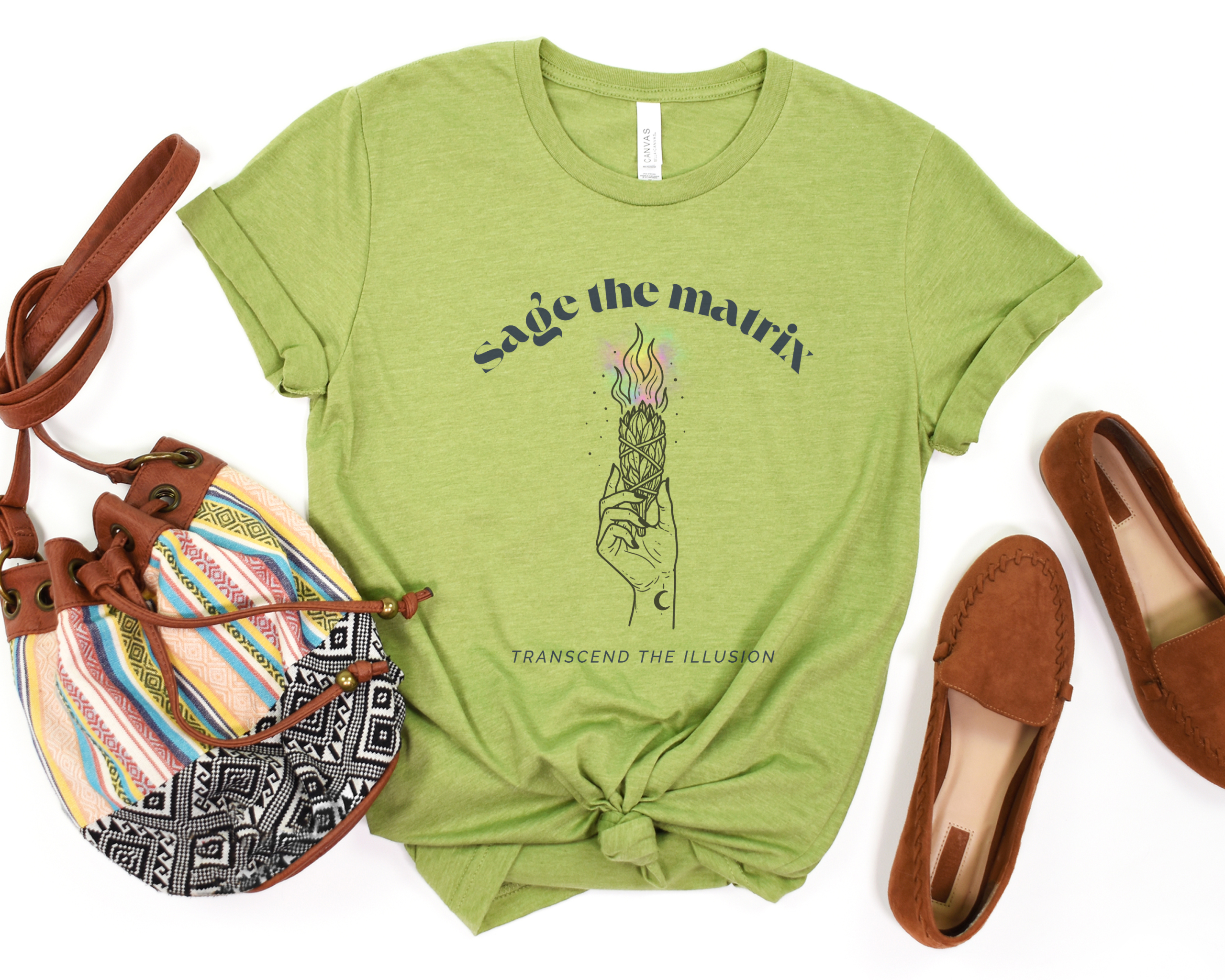 Sage the Matrix T-Shirt – Spiritual Awakening Shirt for Conscious Seekers - Image 3