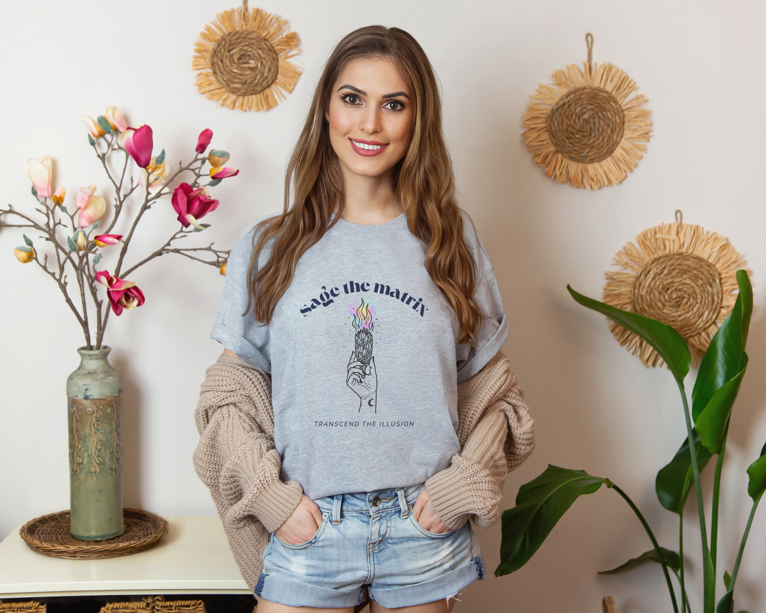 Sage the Matrix T-Shirt – Spiritual Awakening Shirt for Conscious Seekers - Image 5