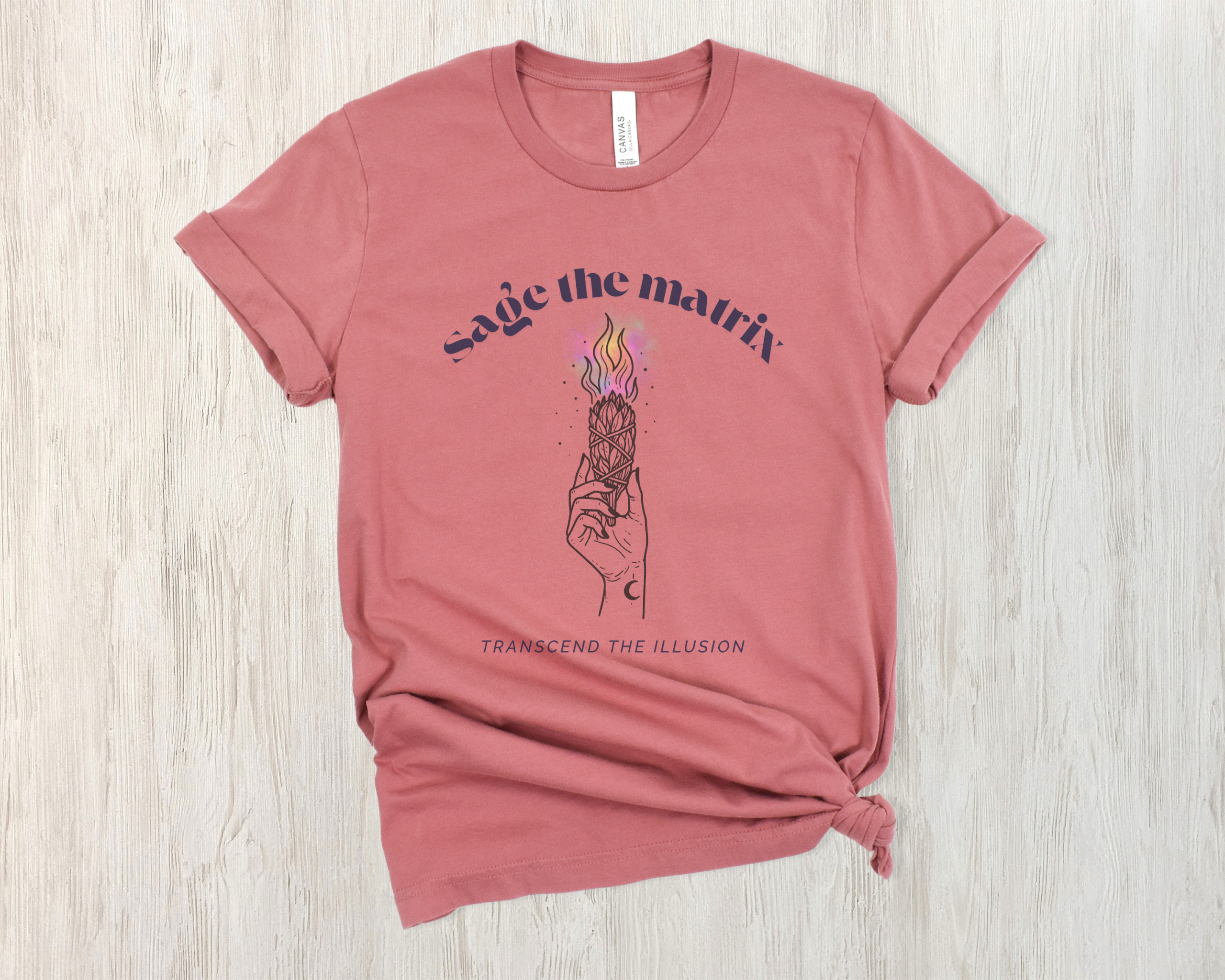 Sage the Matrix T-Shirt – Spiritual Awakening Shirt for Conscious Seekers - Image 7