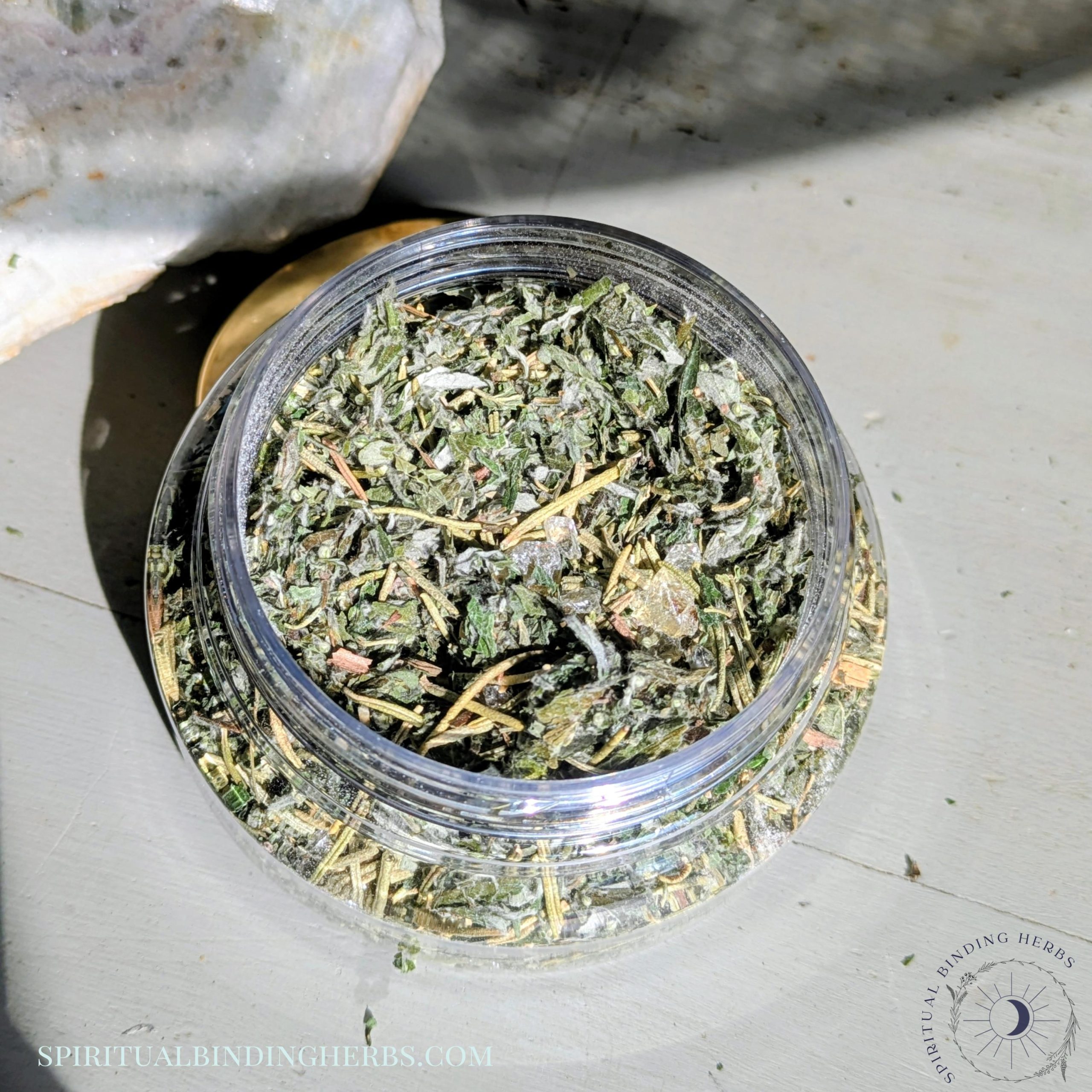 Cleansing Harmony Herbal & Resin Smoke Blend | Rosemary, Mugwort, Lemon Balm, Copal - Image 5