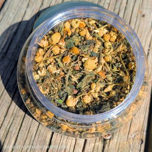Peace & Protection Herbal & Resin Smoke Blend | Nettle, Chamomile, Clove, Pontifical Resin